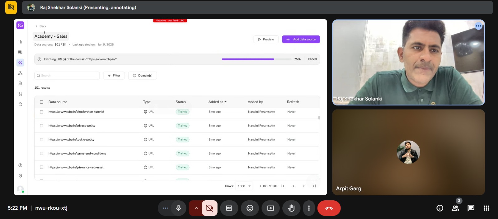 Ad Optimization Session